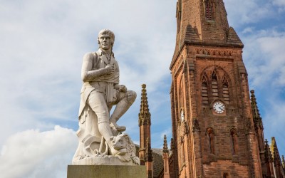 Robert Burns Statue Dumfries