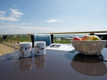 Granary Lodge decking area