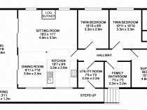 Clover Lodge floor plan